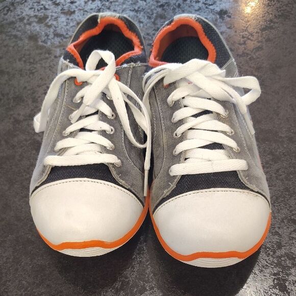 Dr. Scholl's Gray and Orange Sneakers - Picture 2 of 5